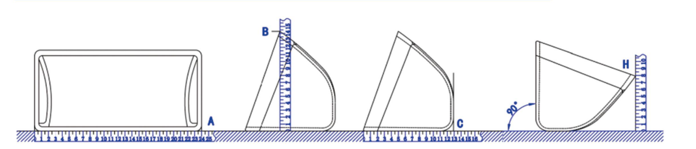 Medir un cubo de ascensor y uso de productos Recomendar acciones
